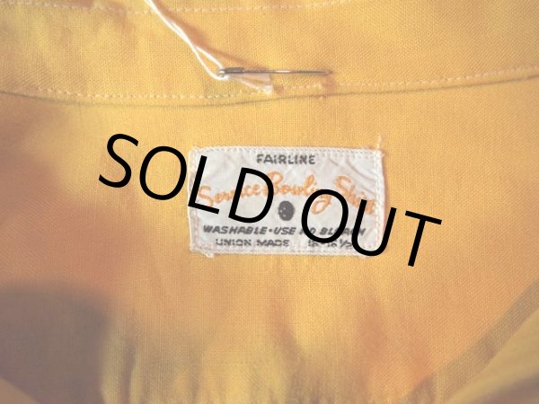 画像3: 1960s【ServiceBowlingShirt】マチ付きレーヨンボーリングシャツ (3)