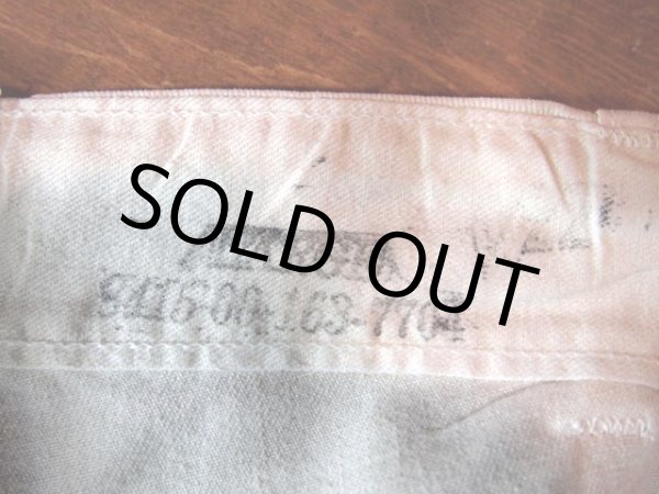 画像3: 1960s?コック用?片ポケ白ベイカーパンツ (3)