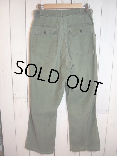 画像2: 1960s【US.ARMY】コットンベイカーパンツ(アジャスター付き) (2)