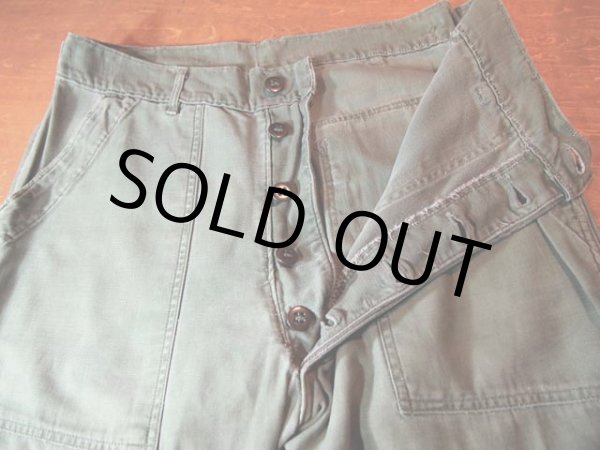 画像3: 1960s【US.ARMY】コットンベイカーパンツ(アジャスター付き) (3)