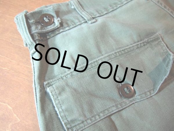 画像4: 1960s【US.ARMY】コットンベイカーパンツ(アジャスター付き) (4)