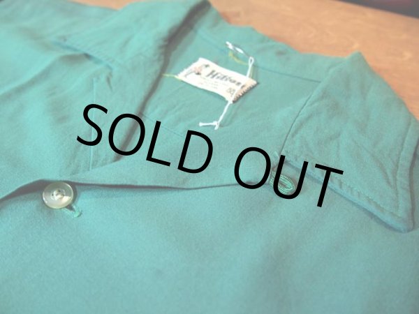 画像4: 1960s【Hilton】レーヨンボーリングシャツ sizeS (4)