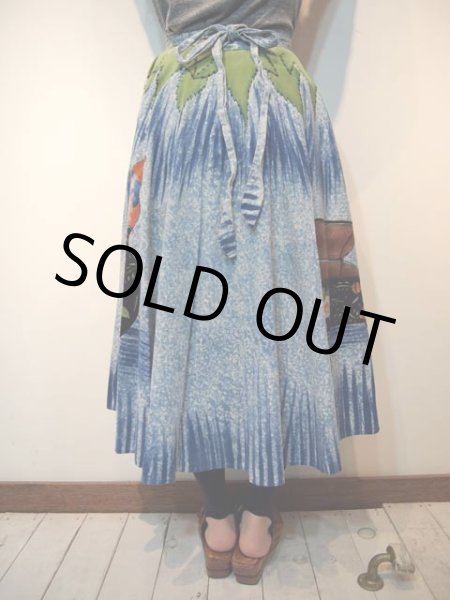 画像3: メキシカン絵画風スカート (3)