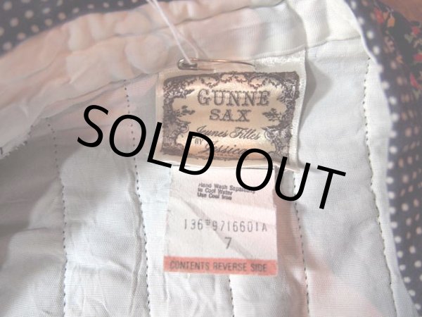 画像4: 【GUNNE SAX ガンネサックス】キルティング小花柄ボレロ (4)