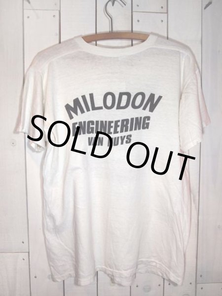 画像3: 1960s【Russell】?MILODON?染込みプリントTシャツ (3)