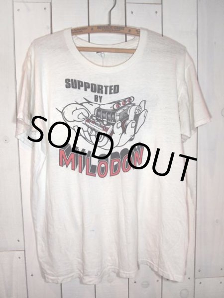 画像2: 1960s【Russell】?MILODON?染込みプリントTシャツ (2)