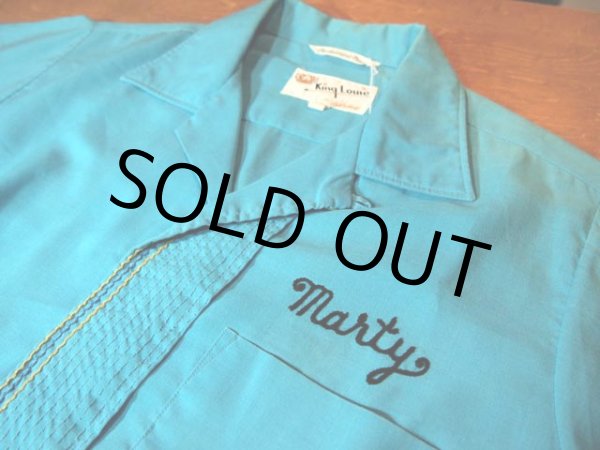 画像4: 1960s【KingLouie】チェーンステッチ刺繍ボーリングシャツ (4)