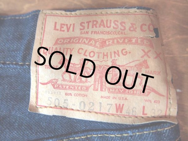 画像3: SALE!! 1960s【LEVI'S】551ZXX-505BigEダブルネーム(ワンウォッシュ程度) (3)