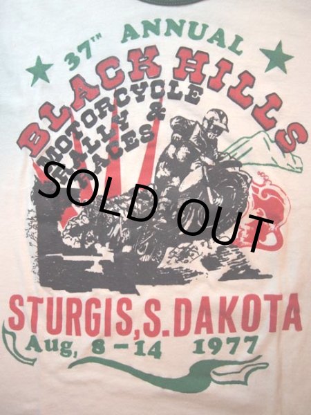 画像5: 1970s?STURGIS(スタージス)?77年リンガーTシャツ (5)