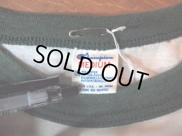 画像4: 1980s【Champion】?トリコタグ?フロッキーリンガーTシャツ (4)