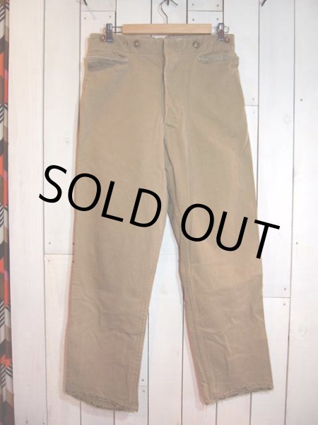 画像1: 1930sシンチ付きワークパンツ (1)