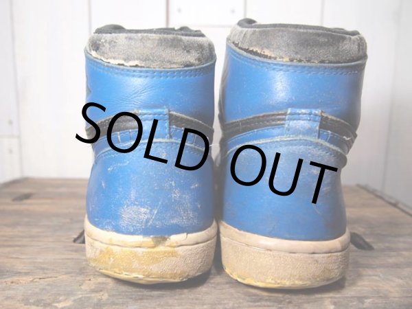 画像4: 85年製【NIKE】AIR JORDAN 1(エアジョーダン1)黒青 (4)