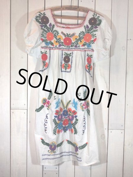 画像4: メキシカン刺繍ワンピース (4)