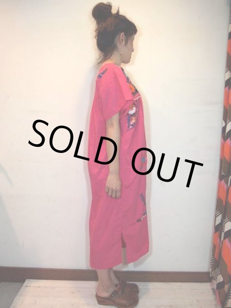 画像2: メキシカン刺繍ワンピース (2)