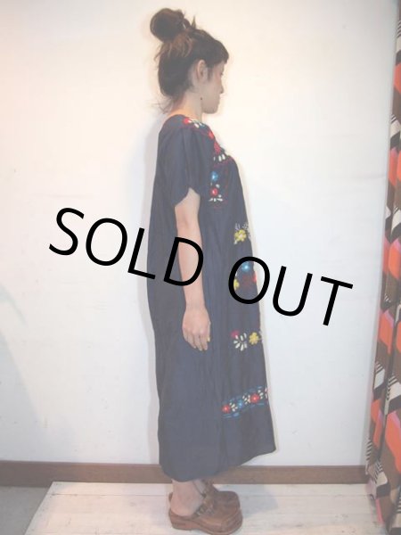 画像2: メキシカン刺繍ワンピース (2)