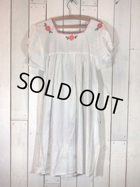 画像5: メキシカン刺繍ワンピース (5)