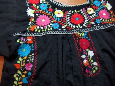 画像2: メキシカン刺繍ワンピース