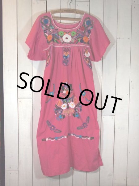 画像4: メキシカン刺繍ワンピース (4)