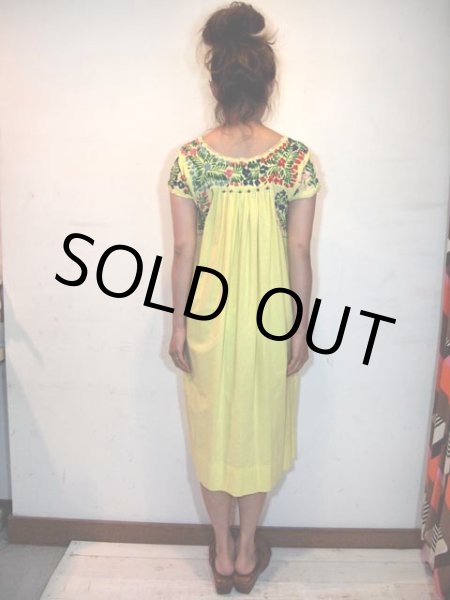 画像3: メキシカン刺繍ワンピース (3)