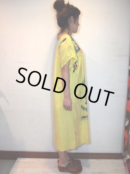 画像2: メキシカン刺繍ワンピース (2)