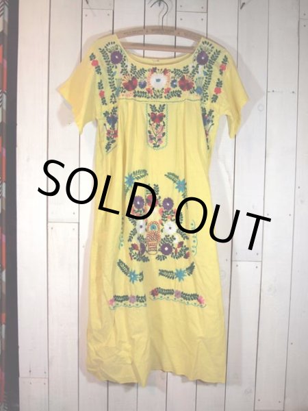 画像4: メキシカン刺繍ワンピース (4)