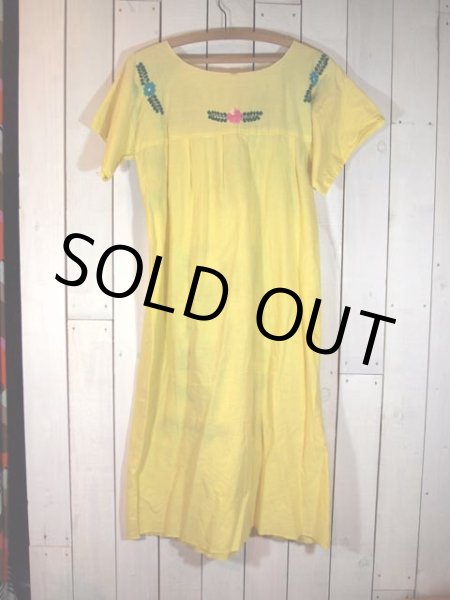 画像5: メキシカン刺繍ワンピース (5)