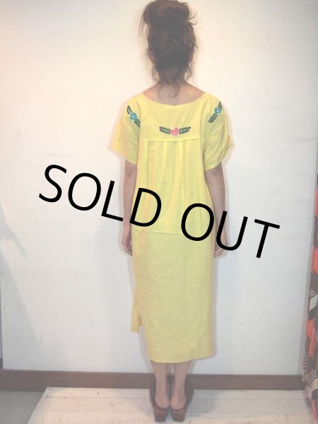 画像3: メキシカン刺繍ワンピース (3)