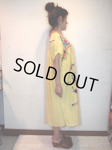 画像2: メキシカン刺繍ワンピース (2)