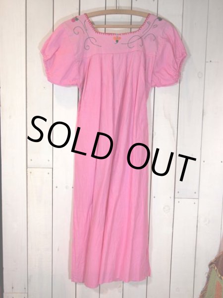 画像5: メキシカン刺繍ワンピース (5)