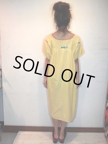 画像3: メキシカン刺繍ワンピース (3)