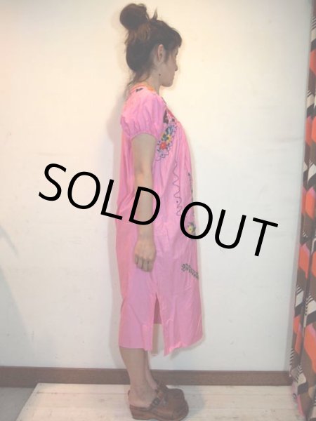 画像2: メキシカン刺繍ワンピース (2)