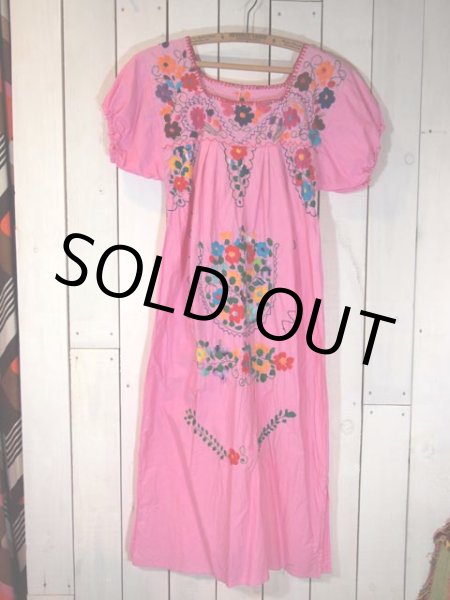 画像4: メキシカン刺繍ワンピース (4)