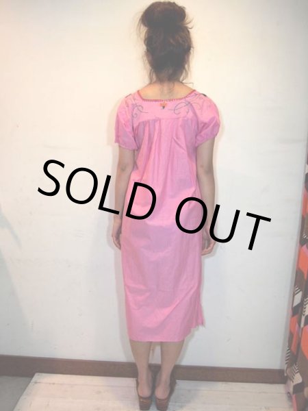 画像3: メキシカン刺繍ワンピース (3)