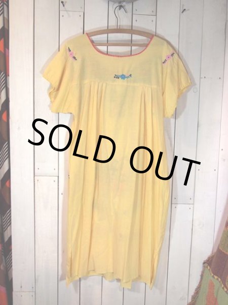 画像5: メキシカン刺繍ワンピース (5)