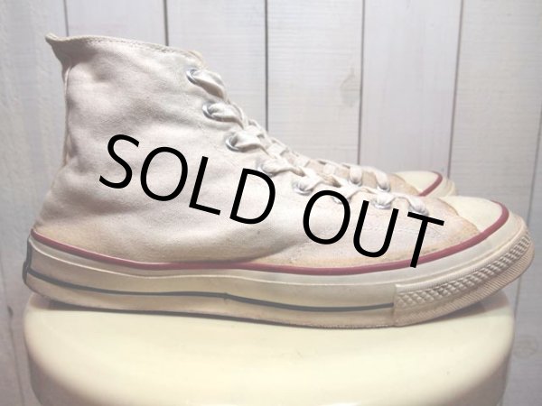画像3: 1960s三ツ星【CONVERSE】チャックテイラー生成りHi Rマーク無し Size10 (3)