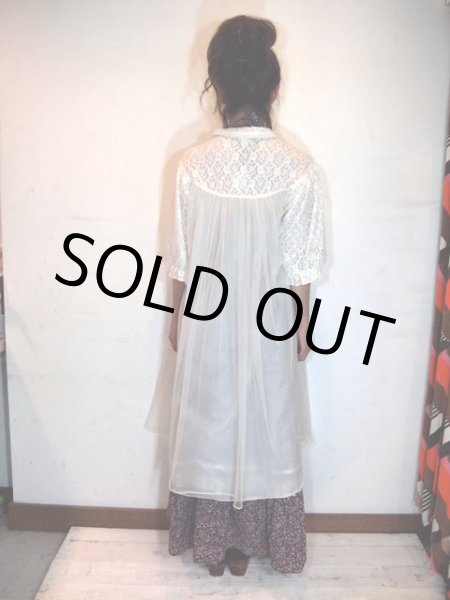 画像4: ランジェリーシフォンガウン (4)