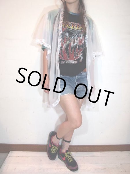 画像2: シフォンランジェリーカーディガン (2)