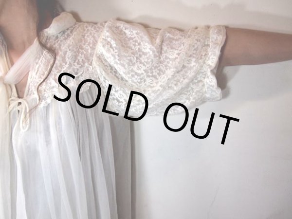 画像5: ランジェリーシフォンガウン (5)