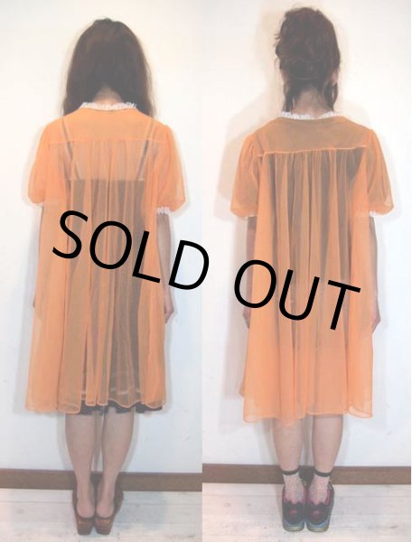 画像5: シフォンランジェリーガウン (5)