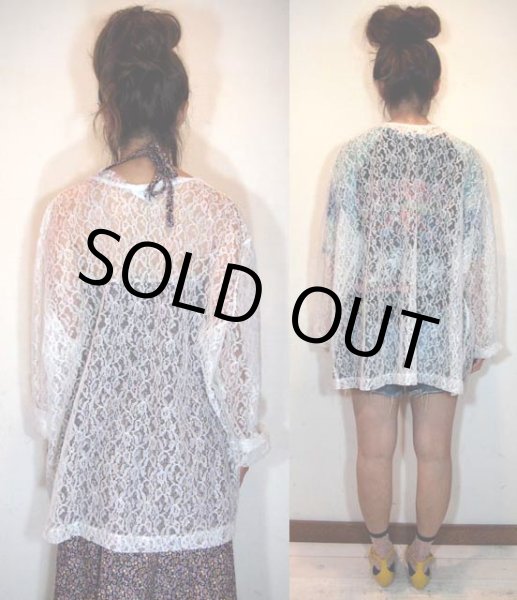画像5: 総レースカーディガン (5)