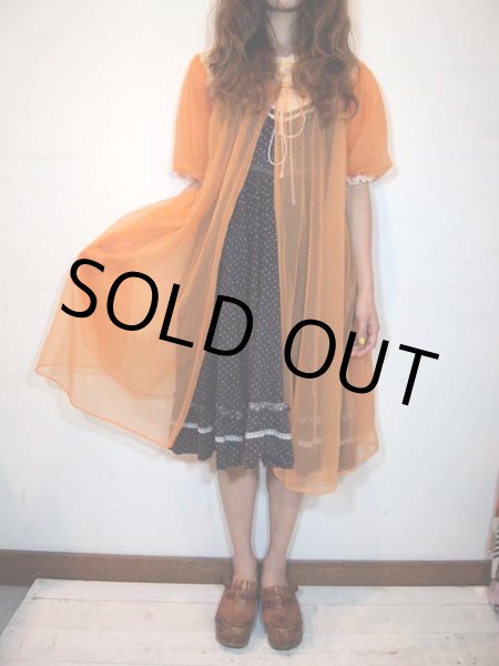 画像2: シフォンランジェリーガウン (2)