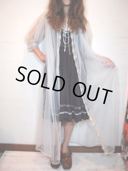 画像2: シフォンランジェリーガウン (2)