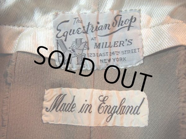 画像3: イングランド製1950s【Equestrian Shop】ウールジョッパーズパンツ (3)