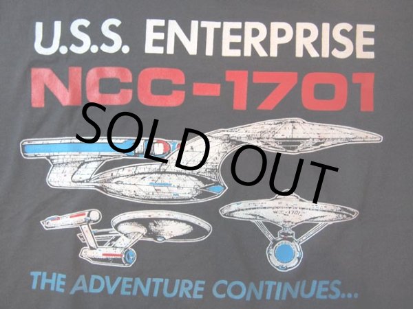画像5: 1980sスタートレック?USSエンタープライズ号?Tシャツ (5)