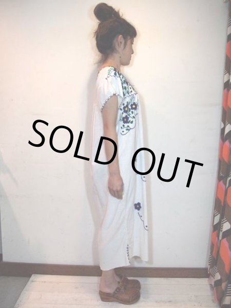 画像2: メキシカン刺繍ワンピース (2)