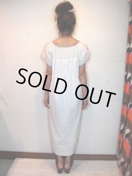 画像3: メキシカン刺繍ワンピース (3)