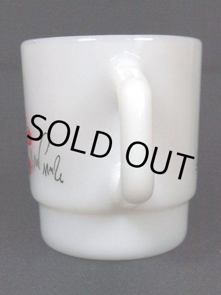 画像3: 1960s-70s【FireKing】スタッキングマグ ヒルディ ラブバグス (3)