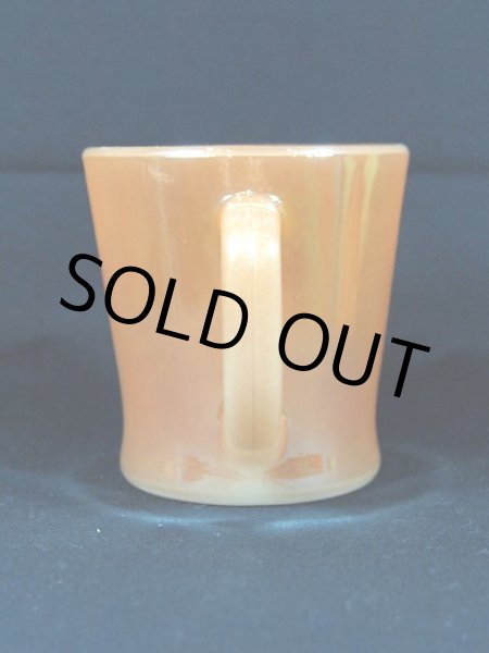 画像2: 1960s-70s【FireKing】Dハンドルマグ/ピーチラスター (2)