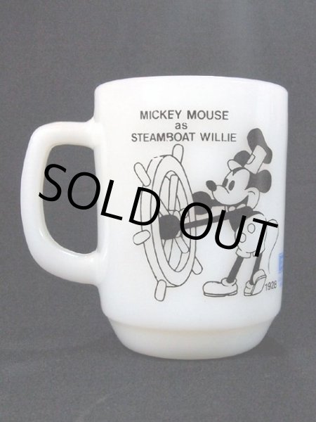 画像3: 1970s‐80s【FireKing】ミッキーマウススチームボート９オンスマグ・ペプシコレクターシリーズ (3)