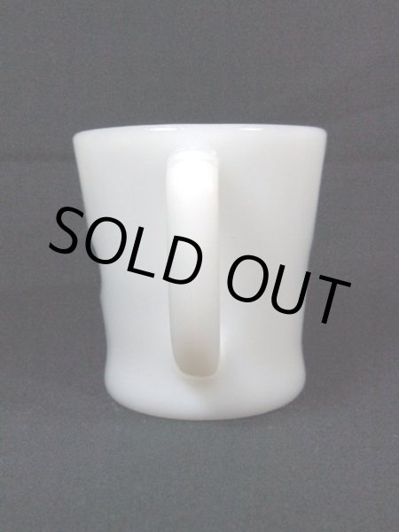 画像2:  1960s【FireKing】Dハンドルマグ/クローバー (2)